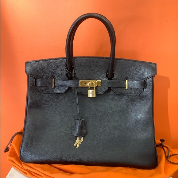 Black Birkin 35 - Picture 2 of 14